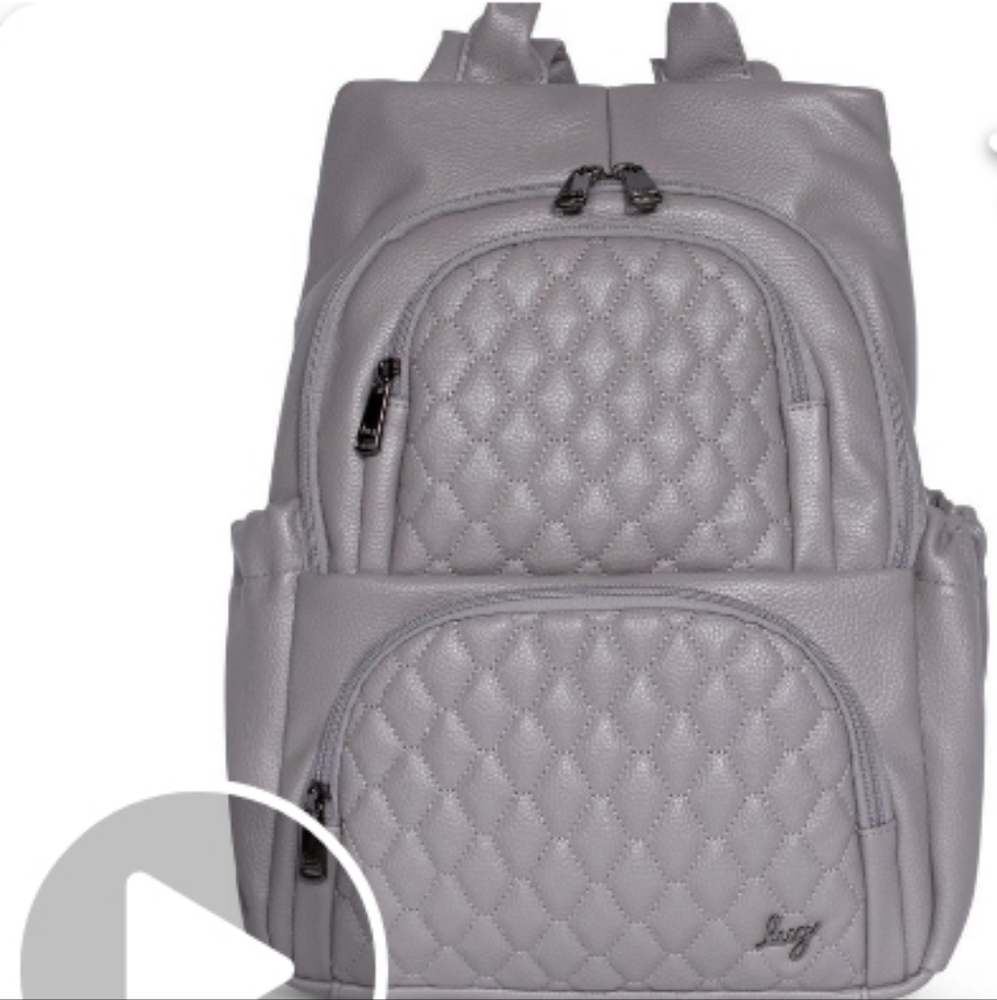 SOLD🩶NWT Lug VL Hatchback Backpack in Pearl Gray